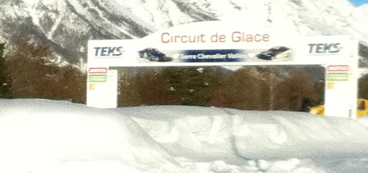 Snow-chain-testing-circuit